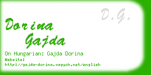 dorina gajda business card